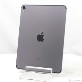 (中古)Apple iPad Pro 11インチ 64GB スペースグレイ MU0M2J/A SoftBankロック解除SIMフリー(305-ud)