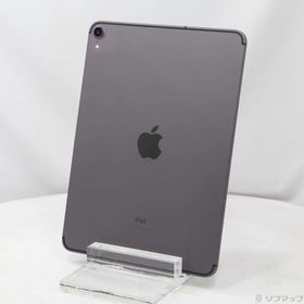 (中古)Apple iPad Pro 11インチ 64GB スペースグレイ MU0M2J/A auロック解除SIMフリー(305-ud)