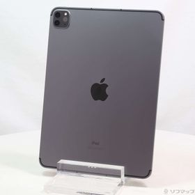 (中古)Apple iPad Pro 11インチ 第3世代 128GB スペースグレイ MHW53J/A SIMフリー(305-ud)