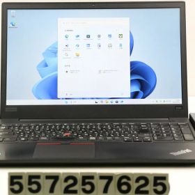 Lenovo ThinkPad E580 Core i3 8130U 2.2GHz/8GB/256GB(SSD)/15.6W/FHD(1920x1080)/Win11【中古】【20260304】