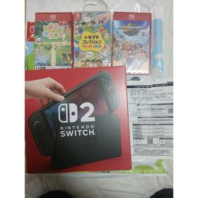 ニンテンドウ(任天堂)の新品スイッチ2 他3カセット(家庭用ゲーム機本体)