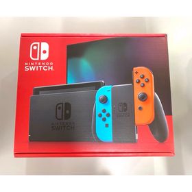ニンテンドースイッチ(Nintendo Switch)のNintendo Switch Joy-Conネオンブルー/ネオンレッド (家庭用ゲーム機本体)