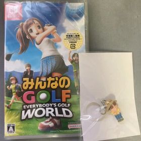 新品未開封 みんなのゴルフ ワールドSwitch 特典付き GOLF WORLD