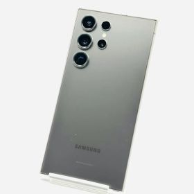 【美品】☆ Samsung Galaxy S24 Ultla 256GB チタニウムブラック ☆ SCG26 / 国内版