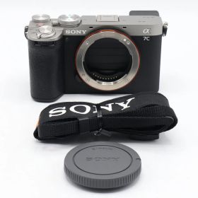 【美品】SONY α7C II ILCE-7CM2 ボディ シルバー ミラーレス一眼カメラ ソニー 本体