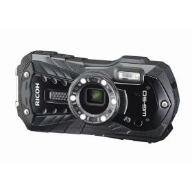 【中古】RICOH 防水デジタルカメラ RICOH WG-50 ブラック ブラック 防水14m耐ショック1.6m耐寒-10度 RICOH WG-50 BK 04571 カメラ 中古 人気 おすすめ 高画質