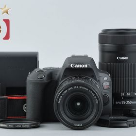 【中古】Canon キヤノン EOS Kiss X9 ダブルズームキット ブラック