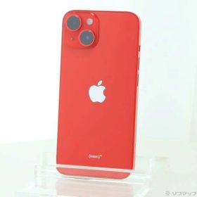 【中古】Apple(アップル) iPhone14 512GB プロダクトレッド MPXF3J／A SIMフリー 【262-ud】