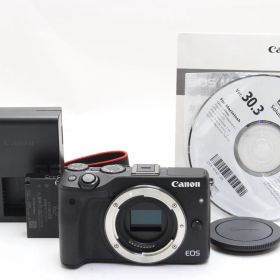 AA (新品級) Canon キヤノン EOS M3 ボディ ブラック 初期不良返品無料 4-89
