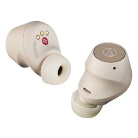 【長期保証付】オーディオテクニカ audio-technica ATH-CKS30TW+/BG ライトベージュ Bluetooth 完全ワイヤレスイヤホン SOLID BASS ATHCKS30TWBG