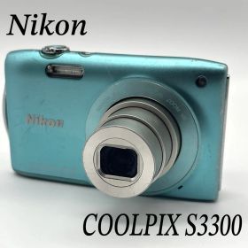 【動作確認済】Nikon COOLPIX S3300 ミントグリーン 人気カラー