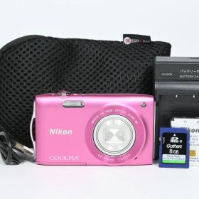 【超美品】 ニコン Nikon COOLPIX S3300 ストロベリーピンク