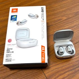 【中古】JBL LIVE FREE 2 ワイヤレスイヤホン シルバー