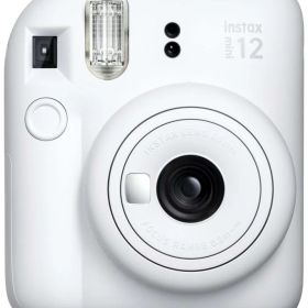 【中古】富士フイルム(FUJIFILM) チェキ インスタントカメラ instax ホワイト mini 12 クレイホワイト INS MINI 12 WHITE カメラ 一眼レフ ミラーレス レンズ 中古 人気 おすすめ 高画質