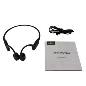 SHOKZ ショックス OpenRun 骨伝導イヤホン ブラック S803 付属品完備 【AL25】AL013709-01