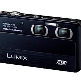 【中古】パナソニック デジタルカメラ ルミックス 3D1 光学4倍 ブラック DMC-3D1-K