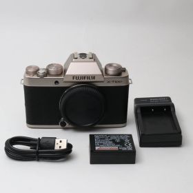 FUJIFILM ミラーレス一眼 X-T100シャンパンゴールド X-T100-G
