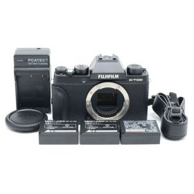 ＜極上美品!!＞ FUJIFILM フジフイルム X-T100 ボディ ブラック