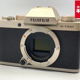 【中古】 【良品】 フジフイルム X-T100 ボディ シャンパンゴールド