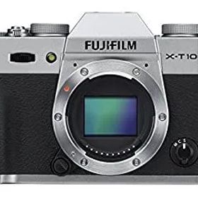 【中古】 FUJIFILM 富士フイルム ミラーレス一眼 X-T10 ボディ シルバー X-T10-S