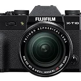 【中古】FUJIFILM ミラーレス一眼 X-T10 レンズキット ブラック X-T10LK-B