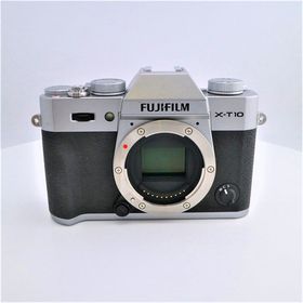 フジフイルム(富士フイルム)の【中古】(フジフイルム) FUJIFILM X-T10 ボディ シルバー(コンパクトデジタルカメラ)