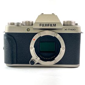 富士フイルム X-T100 ボディ シャンパンゴールド 中古(ミラーレス一眼)
