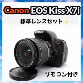 ✨Canon Kiss X7i レンズセット 高画質 軽量 可動式液晶