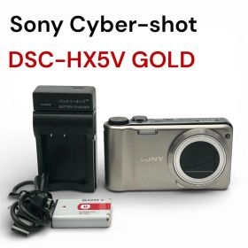 美品SONYソニーCyber-shot DSC-HX5V(N)GOLD