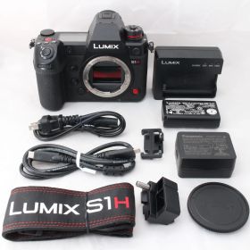 ☆良品・ショット数3730☆ パナソニック Panasonic LUMIX S1H フルサイズ ミラーレス一眼カメラ ルミックス S1 H ボディ 2420万画素 ブラック DC-S1H-K #4952