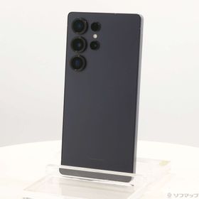 (中古)SAMSUNG Galaxy S25 Ultra 512GB チタニウムジェットブラック SM-S938Q SIMフリー(262-ud)