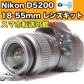 ✨スマホ転送✨ Nikon D5200 一眼レフ 初心者セット 高画質 ニコン