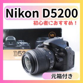 ❣️初心者おすすめ❣️ Nikon D5200 スマホ転送 自撮りOK レンズセット