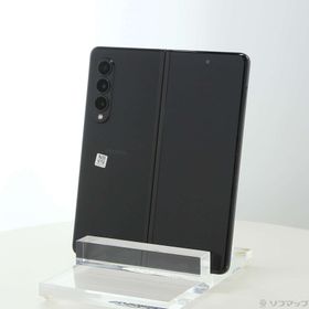 (中古)SAMSUNG Galaxy Z Fold3 5G 256GB ファントムブラック SC-55B docomo SIMフリー(198-ud)