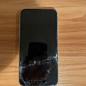 iPhone 11 ホワイト 画面ひびあり