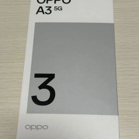 【ほぼ新品】SIMフリー OPPO A3 5G パープル｜傷なし｜動作確認のみ