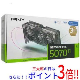 【中古】送料無料 PNY GeForce RTX 5070 Ti 16GB Overclocked Triple Fan VCG5070T16TFXPB1-O PCIExp 16GB 元箱あり