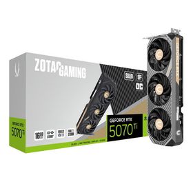 RTX5070TiSOLIDSFFOC16G/ZT-B50710J3-10P ZOTAC ブラック [グラフィックボード]