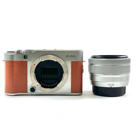 富士フイルム FUJIFILM X-A5 レンズキット ブラウン デジタル ミラーレス 一眼カメラ 中古
