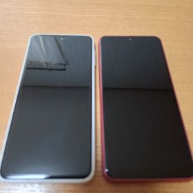 GW中値下げ Galaxy A23 SCG18 ２台 ホワイト レッド
