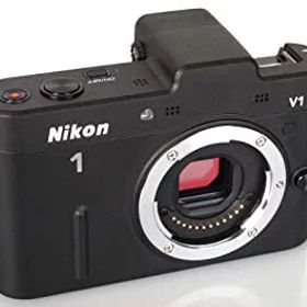 【中古-非常に良い】Nikon ミラーレス一眼カメラ Nikon 1 (ニコンワン) V1 (ブイワン) ボディ ブラック N1 V1 BK