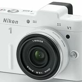 【中古】［非常に良い］Nikon ミラーレス一眼カメラ Nikon 1 (ニコンワン) V1 (ブイワン) 薄型レンズキット ホワイトN1 V1ULK WH