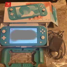 Nintendo Switch Lite ターコイズ 本体 カバー付