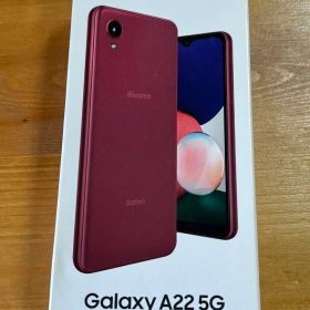 ·Galaxy A22 5G 64GB レッド 新品未使用