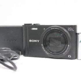 【返品保証】 ソニー Sony Cyber-shot DSC-WX350 20x ブラック バッテリー付き コンパクトデジタルカメラ e9263