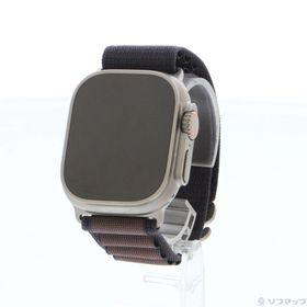 (中古)Apple Apple Watch Ultra 2 GPS + Cellular 49mm チタニウムケース インディゴアルパインループ(377-ud)