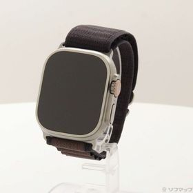 (中古)Apple Apple Watch Ultra 2 GPS + Cellular 49mm チタニウムケース インディゴアルパインループ(352-ud)