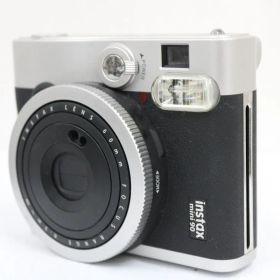 【返品保証】 フジフィルム Fujifilm instax mini90 ブラック バッテリー付き インスタントカメラ チェキ e8703