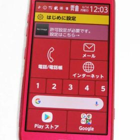 FCNT らくらくスマートフォン me F-01L ピンク docomo