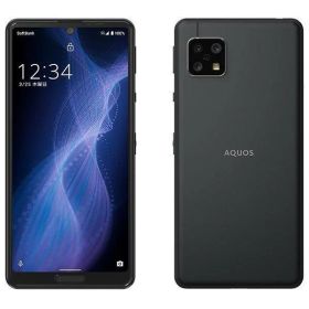 【中古・本体のみ】SHARP AQUOS sense5G A004SH ブラック Cランク 液晶傷/焼き付き/ドット抜け【日曜日以外即日発送】【送料無料】
